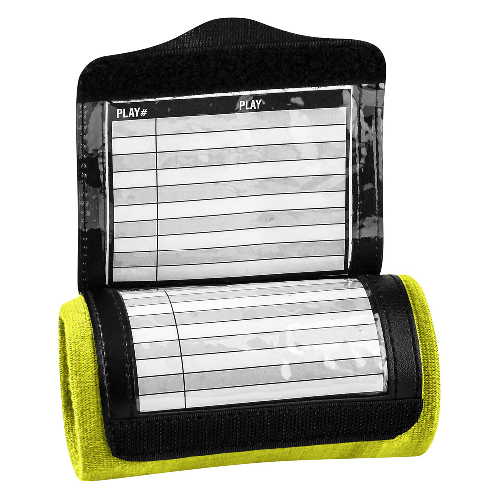 Champro Wristband Playbook - Triple - Optic Yellow