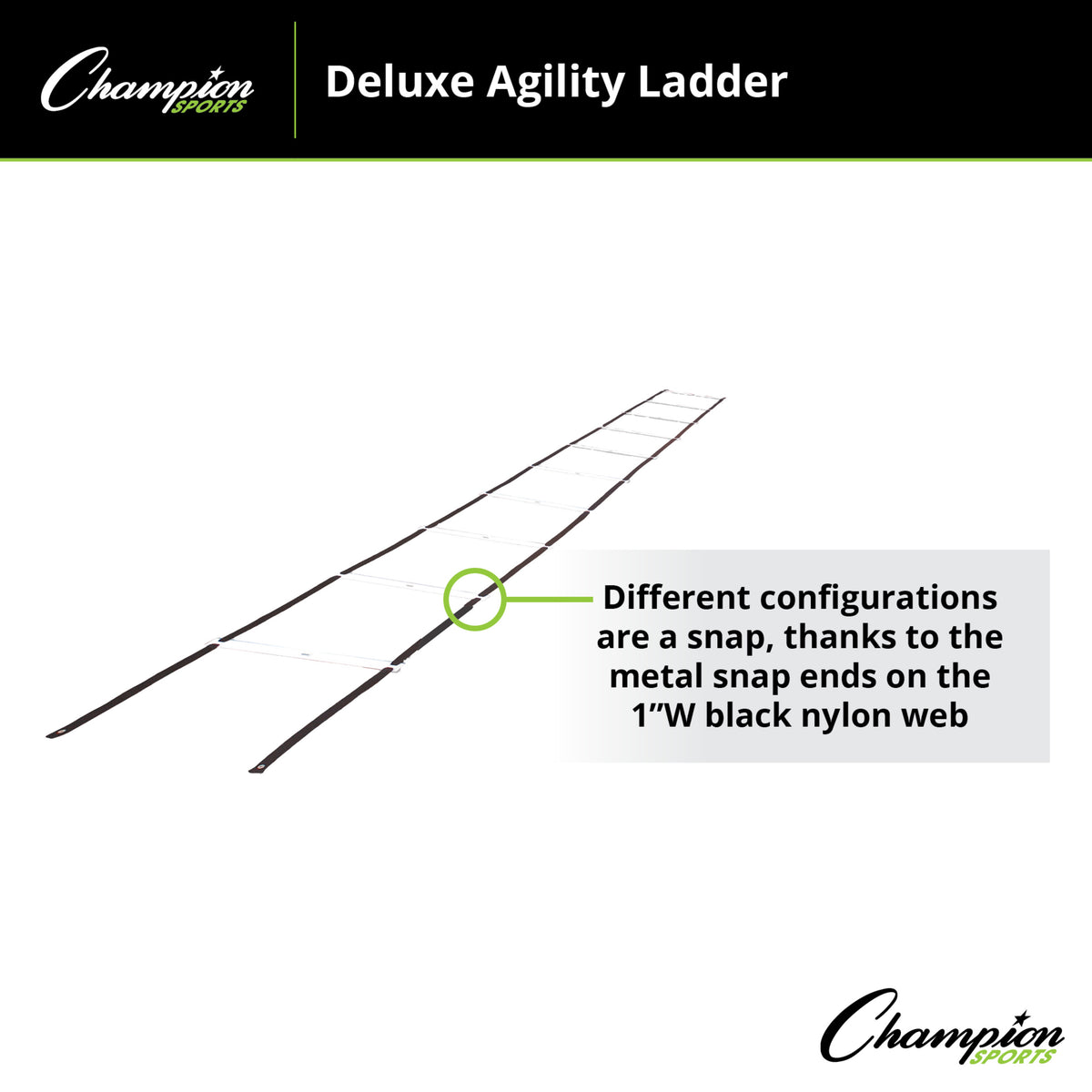 Champion Sports Deluxe Agility Ladder