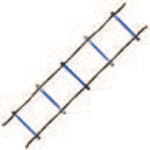 Champion Sports Sectioned Agility Ladder Set