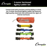 Champion Sports Sectioned Agility Ladder Set