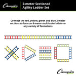 Champion Sports Sectioned Agility Ladder Set