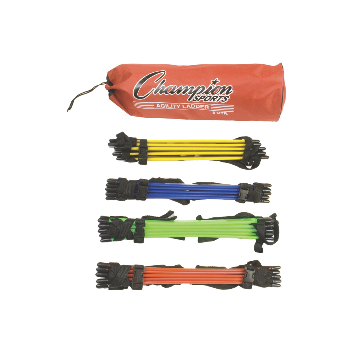 Champion Sports Sectioned Agility Ladder Set - Four 2-Meter Sections