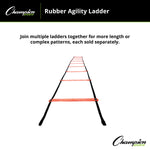 Champion Sports Rubber Agility Ladder