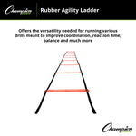 Champion Sports Rubber Agility Ladder