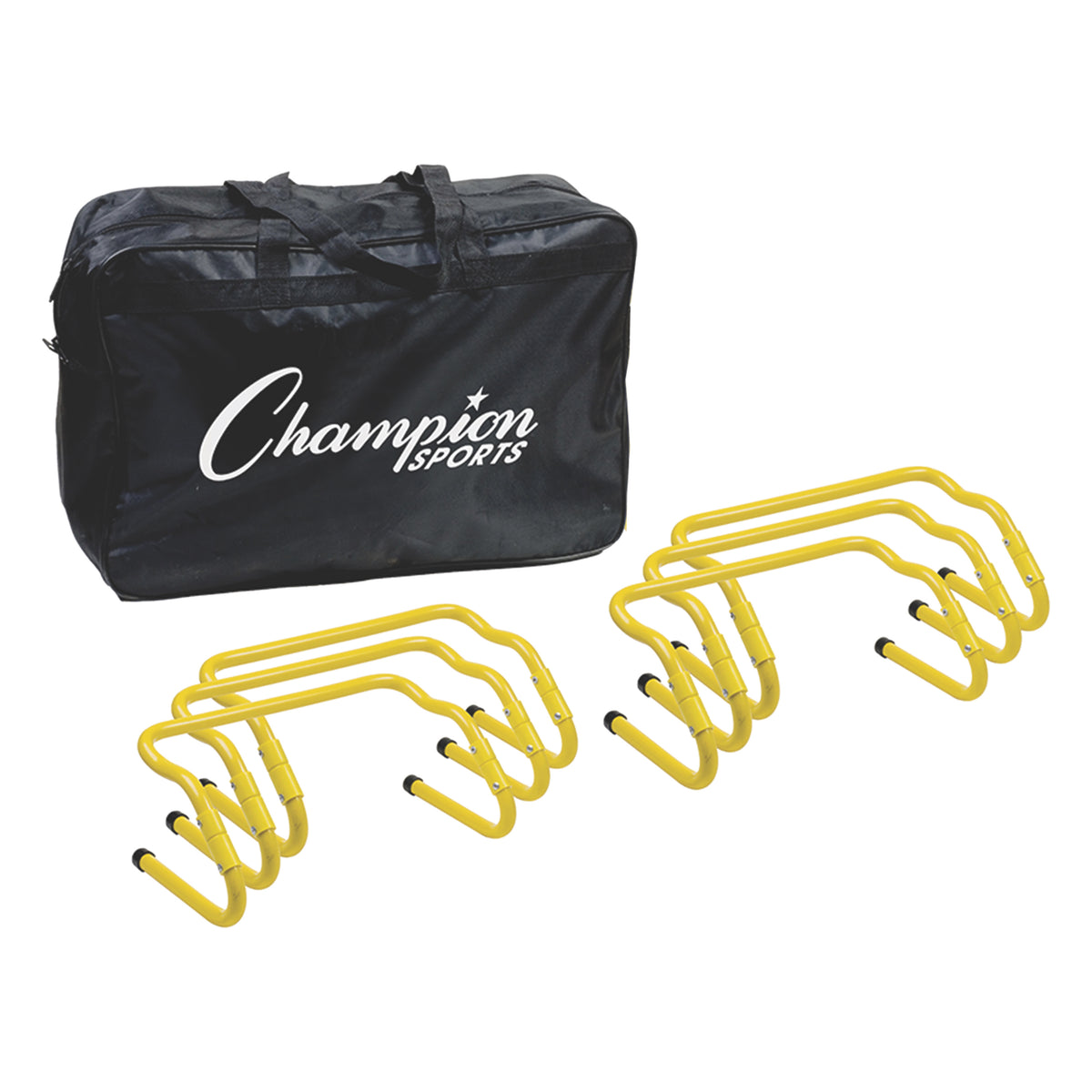 Champion Sports Adjustable Speed Hurdle Kit - Set of 6
