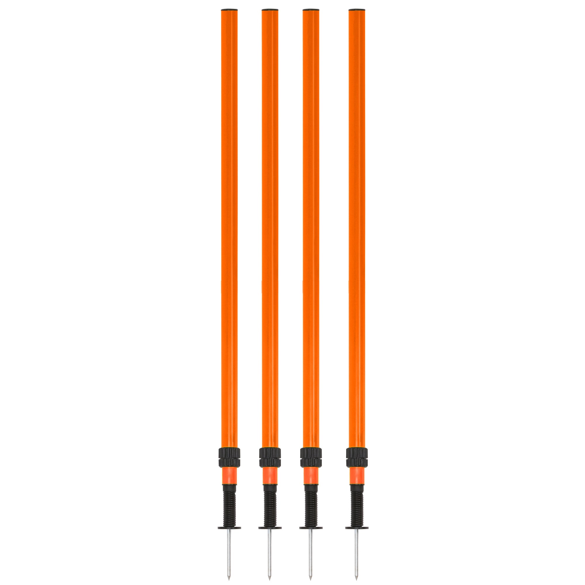 Champion Sports Adjustable Agility Pole Set - Set of 4