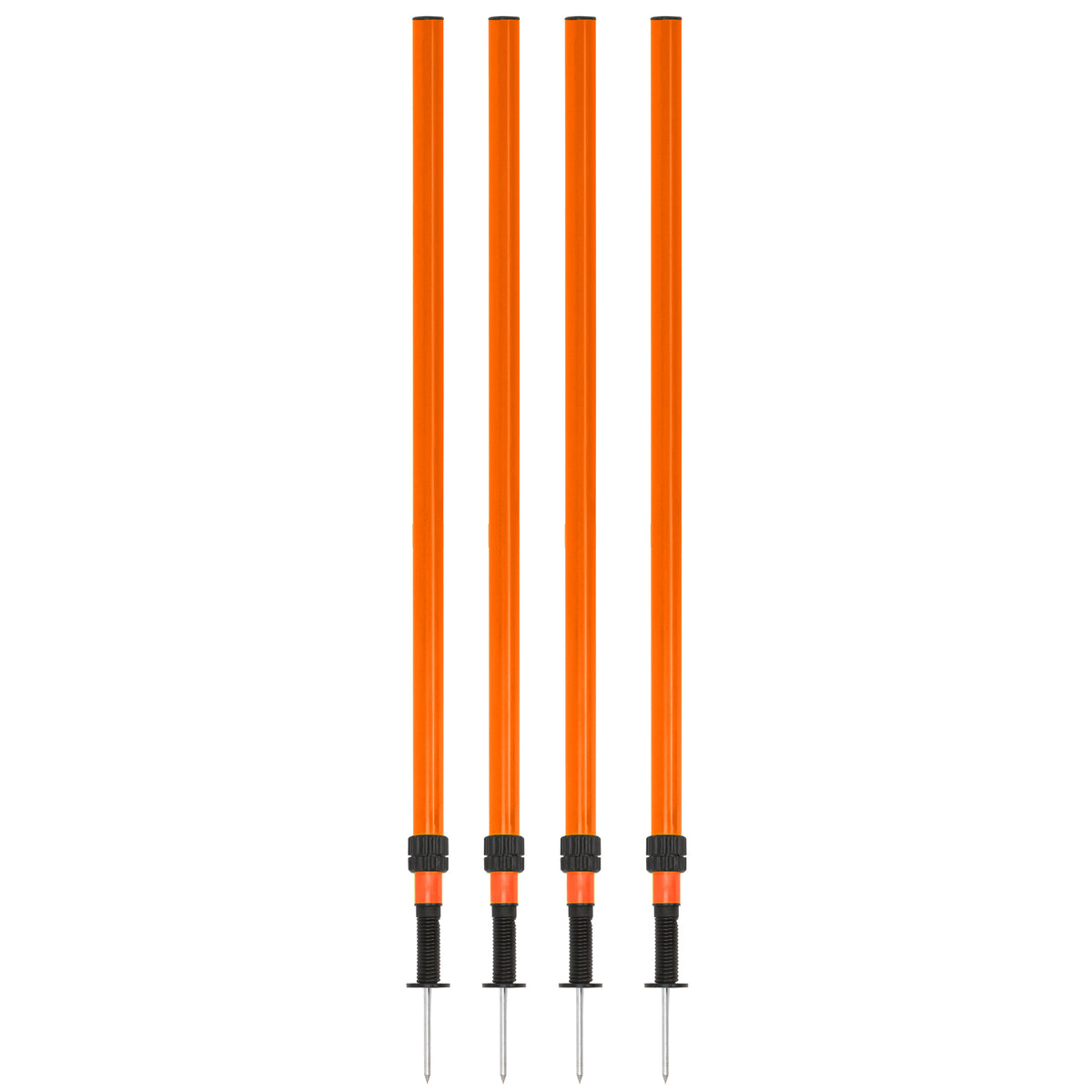 Champion Sports Adjustable Agility Pole Set - Set of 4