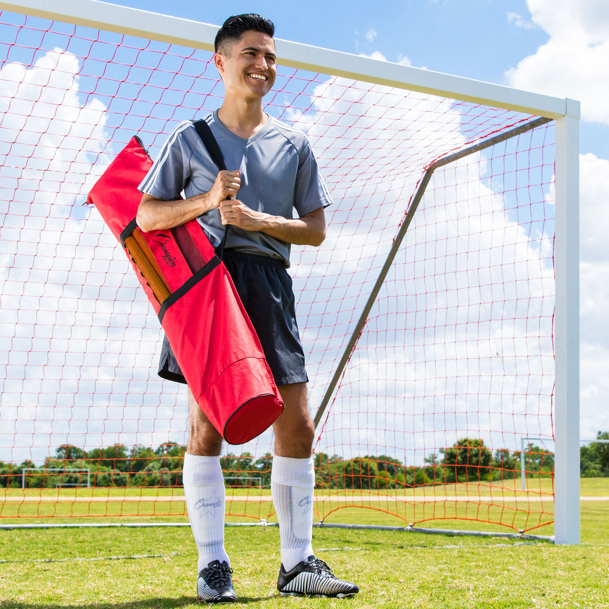 Champion Sports Adjustable Agility Pole Set - Set of 4