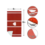 On-Deck Sports Batting Mat Pro w/ Inlaid Home Plate 12' x 6' (Lined)