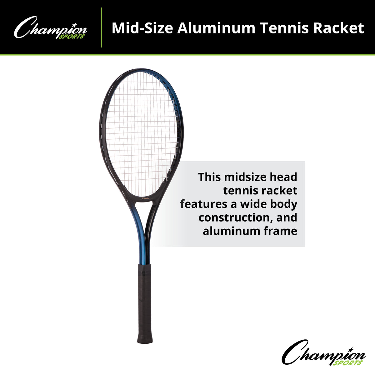 Champion Sports Aluminum Tennis Racket