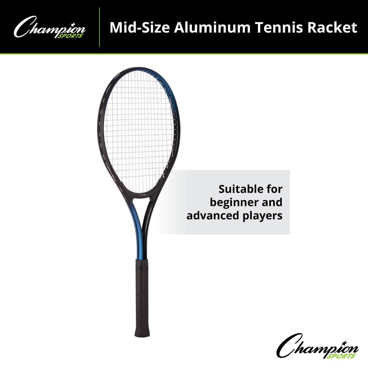 Champion Sports Aluminum Tennis Racket