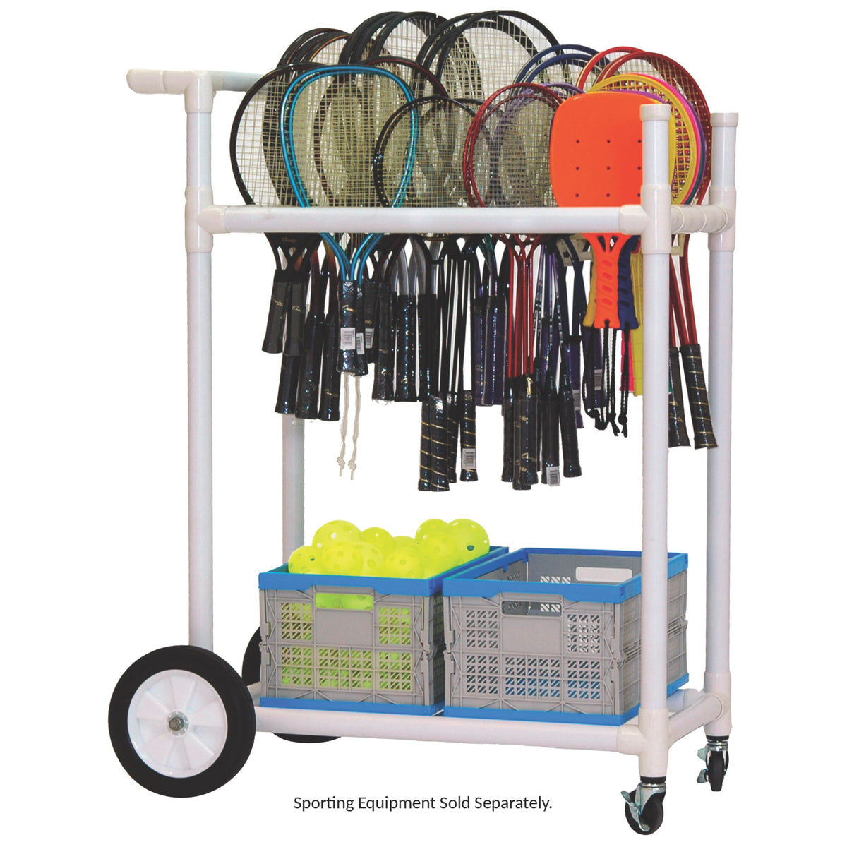 Champion Sports All Terrain ABS Racket Cart