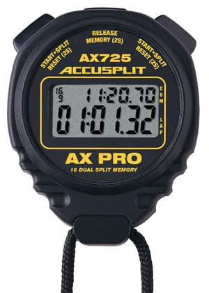 Accusplit AX725 – 16-Memory Dual-Split Stopwatch