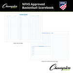 Champion Sports NFHS Approved Basketball Score Book