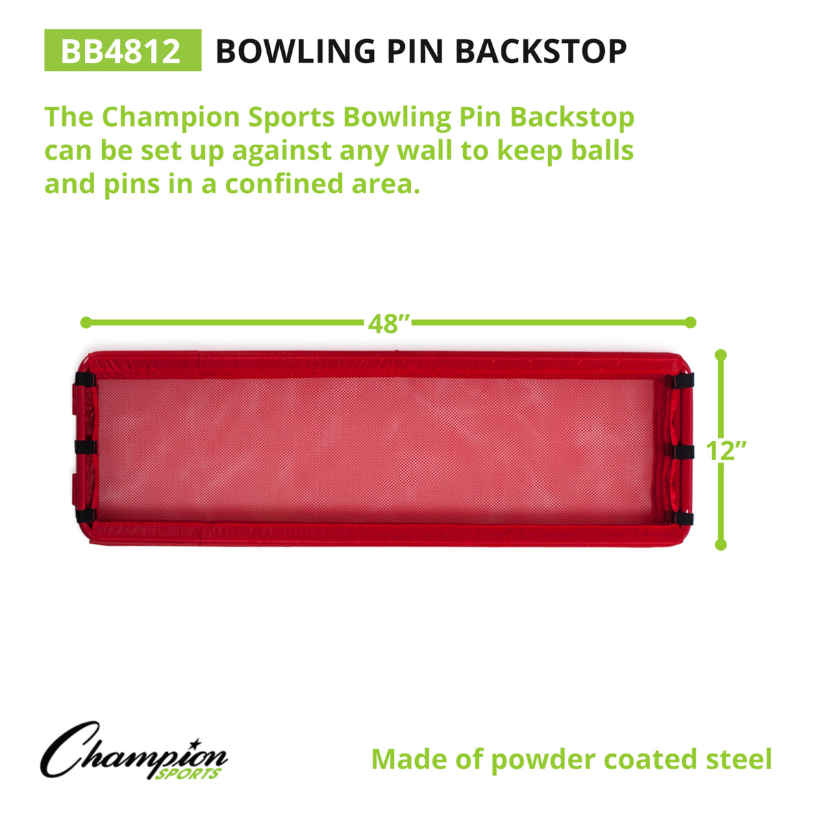 Champion Sports Bowling Pin Backstop