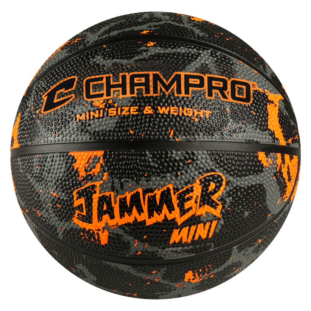 Champro Jammer Mini Rubber Basketball - Optic Orange