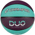 Champro Jammer Mini Rubber Basketball - Purple Teal