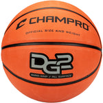 Champro Dura-Grip 230 Rubber Basketball - Comp Orange