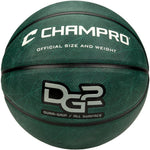 Champro Dura-Grip 230 Rubber Basketball - Forest Green