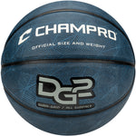 Champro Dura-Grip 230 Rubber Basketball - Navy