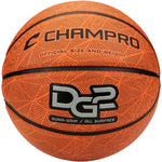 Champro Dura-Grip 230 Rubber Basketball - Orange
