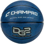 Champro Dura-Grip 230 Rubber Basketball - Royal
