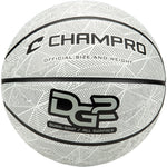 Champro Dura-Grip 230 Rubber Basketball - White