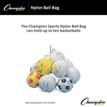 Champion Sports Nylon Ball Bag