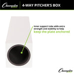 Champion Sports 4-Way Pitcher's Box
