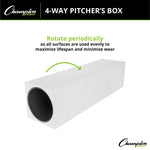 Champion Sports 4-Way Pitcher's Box