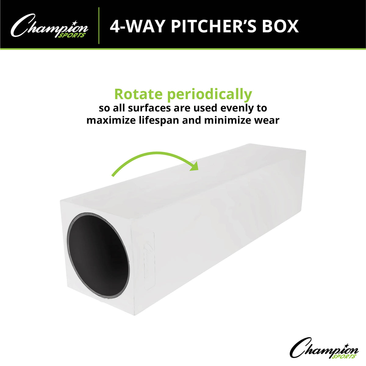 Champion Sports 4-Way Pitcher's Box