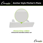 Champion Sports Anchor Style Pitcher's Plate