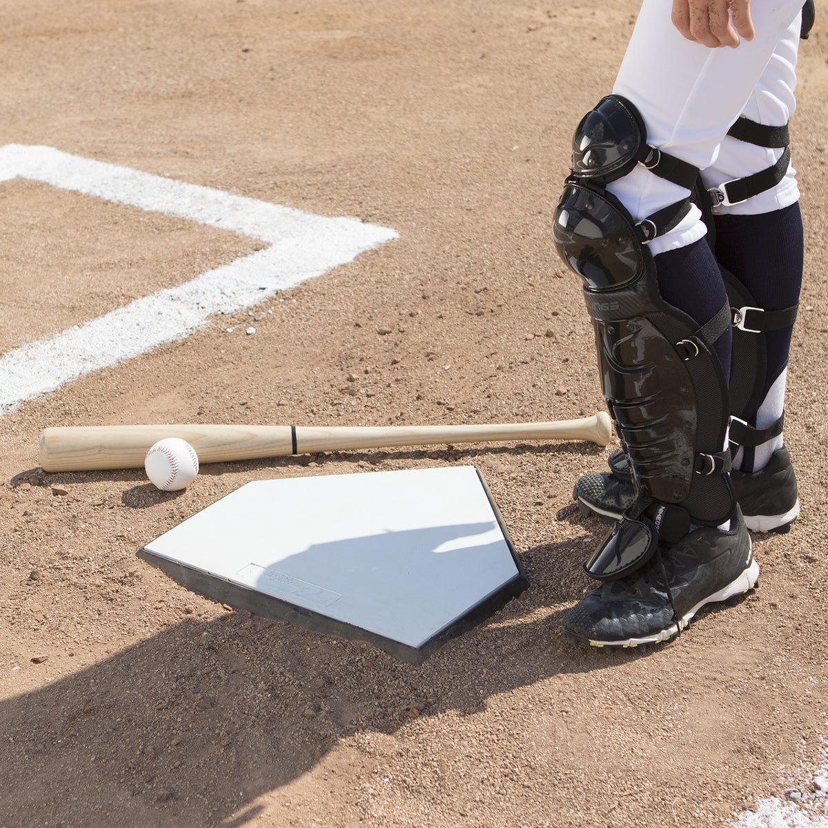 Champion Sports Pro Bury All Home Plate with Pine Bottom