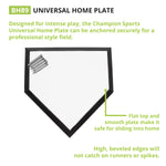 Champion Sports Universal Home Plate