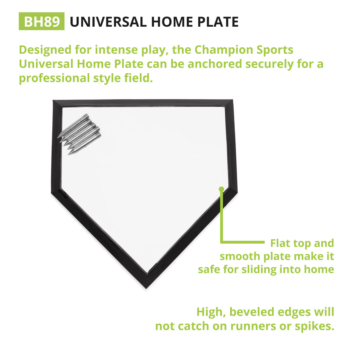 Champion Sports Universal Home Plate