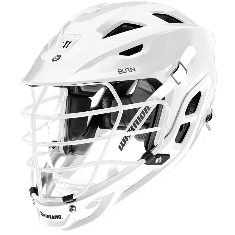 Warrior Burn Helmet w/ White Mask - White