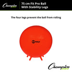 Champion Sports FitPro Ball with Stability Legs