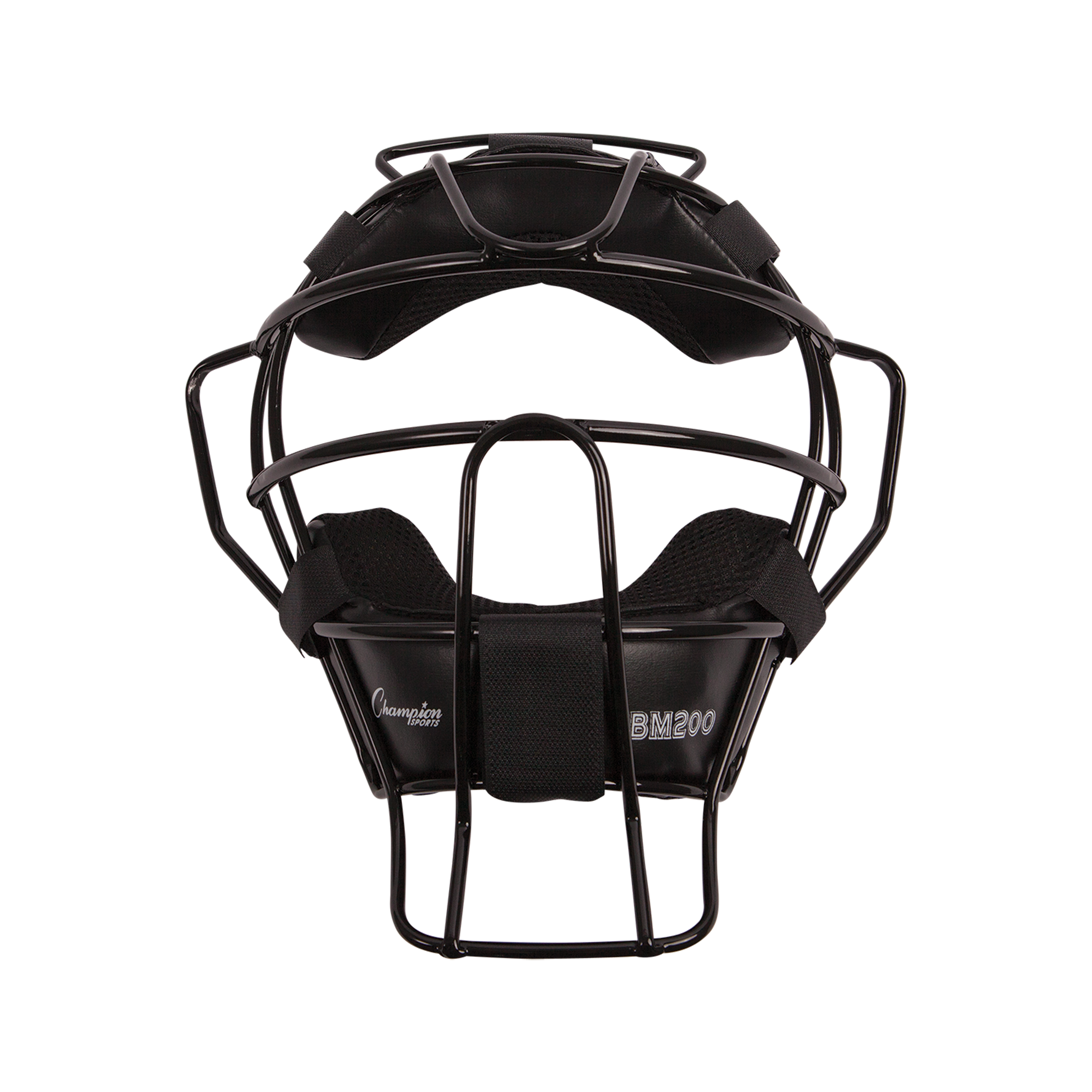 Champion Sports Ultra Lightweight Umpire Face Mask with DryTek - Black