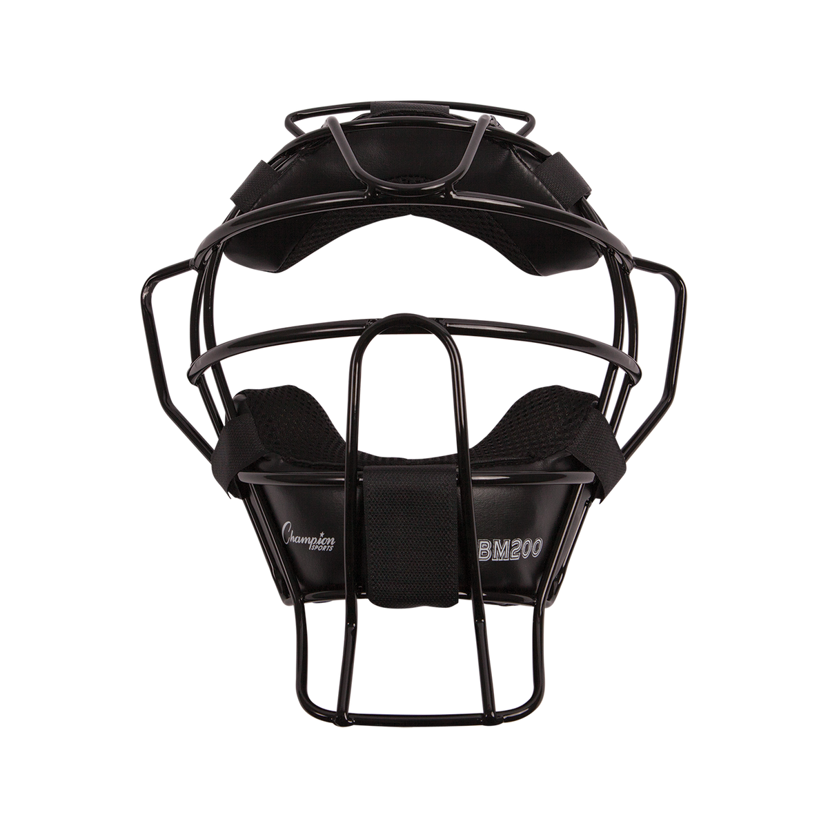 Champion Sports Ultra Lightweight Umpire Face Mask with DryTek - Black