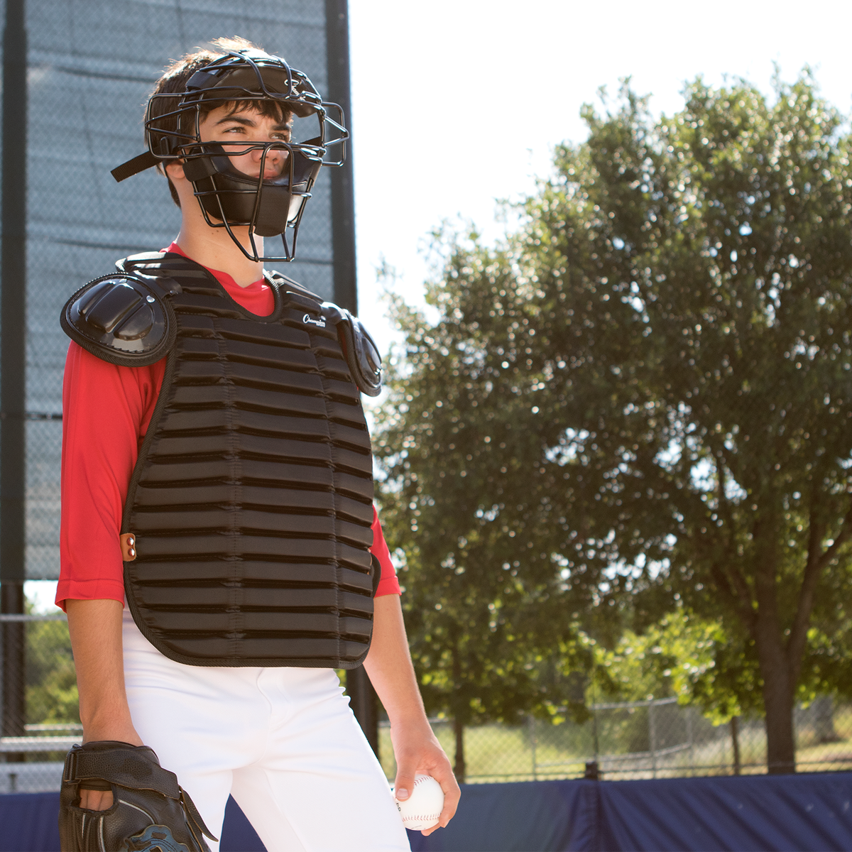 Champion Sports Ultralightweight Catcher's Mask, Youth