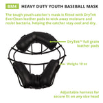 Champion Sports Heavy-Duty Catcher's Mask, Youth