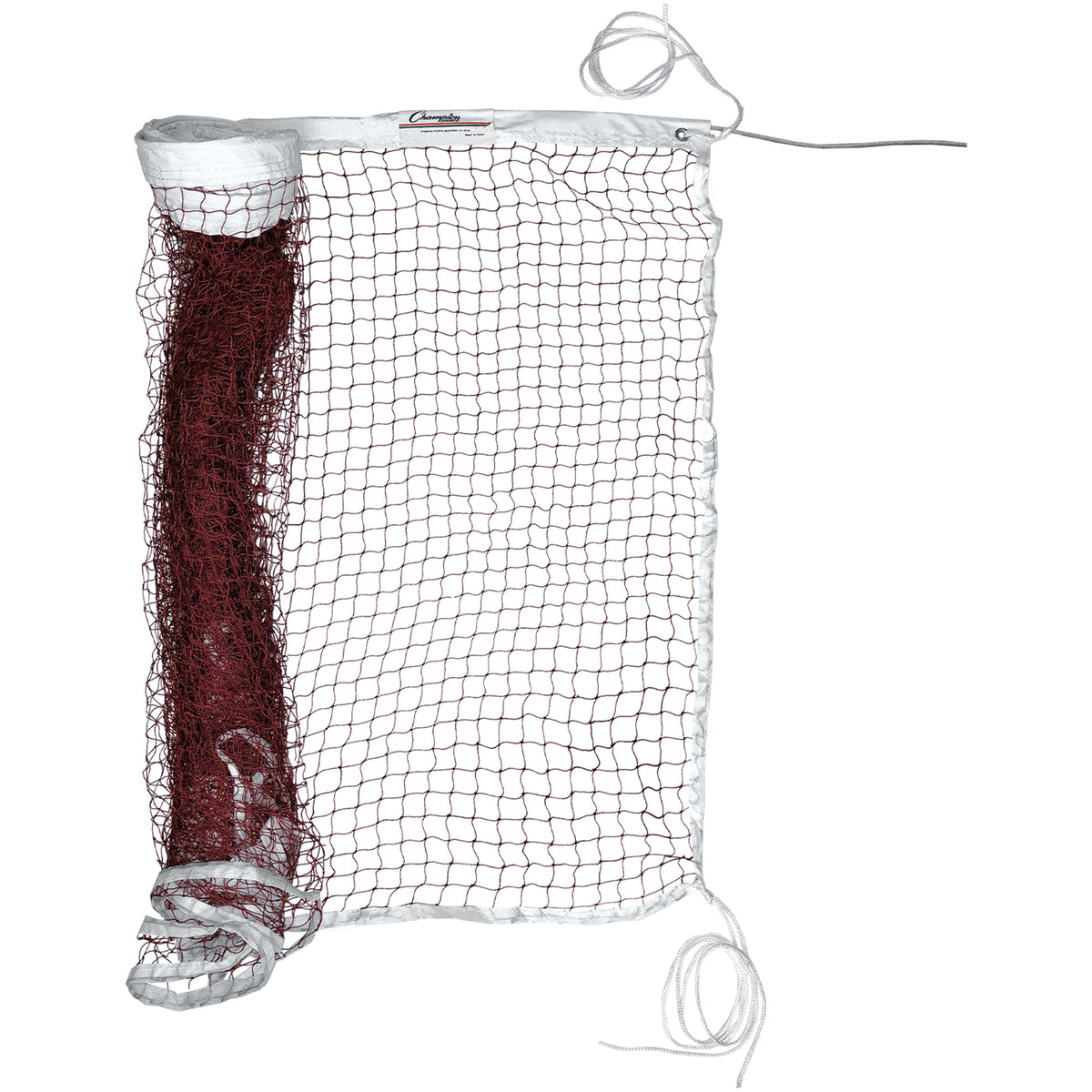 Champion Sports 18-Ply Badminton Net with Nylon-Coated Steel Cable