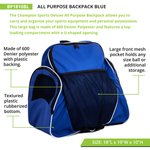 Champion Sports All Purpose Backpack