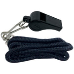 Champion Sports Plastic Whistle and Lanyard - Dozen