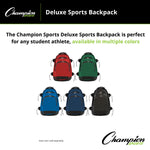 Champion Sports Deluxe Sports Backpack