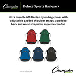 Champion Sports Deluxe Sports Backpack