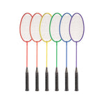 Champion Sports Tempered Steel Badminton Racket Set with Coated Steel Strings
