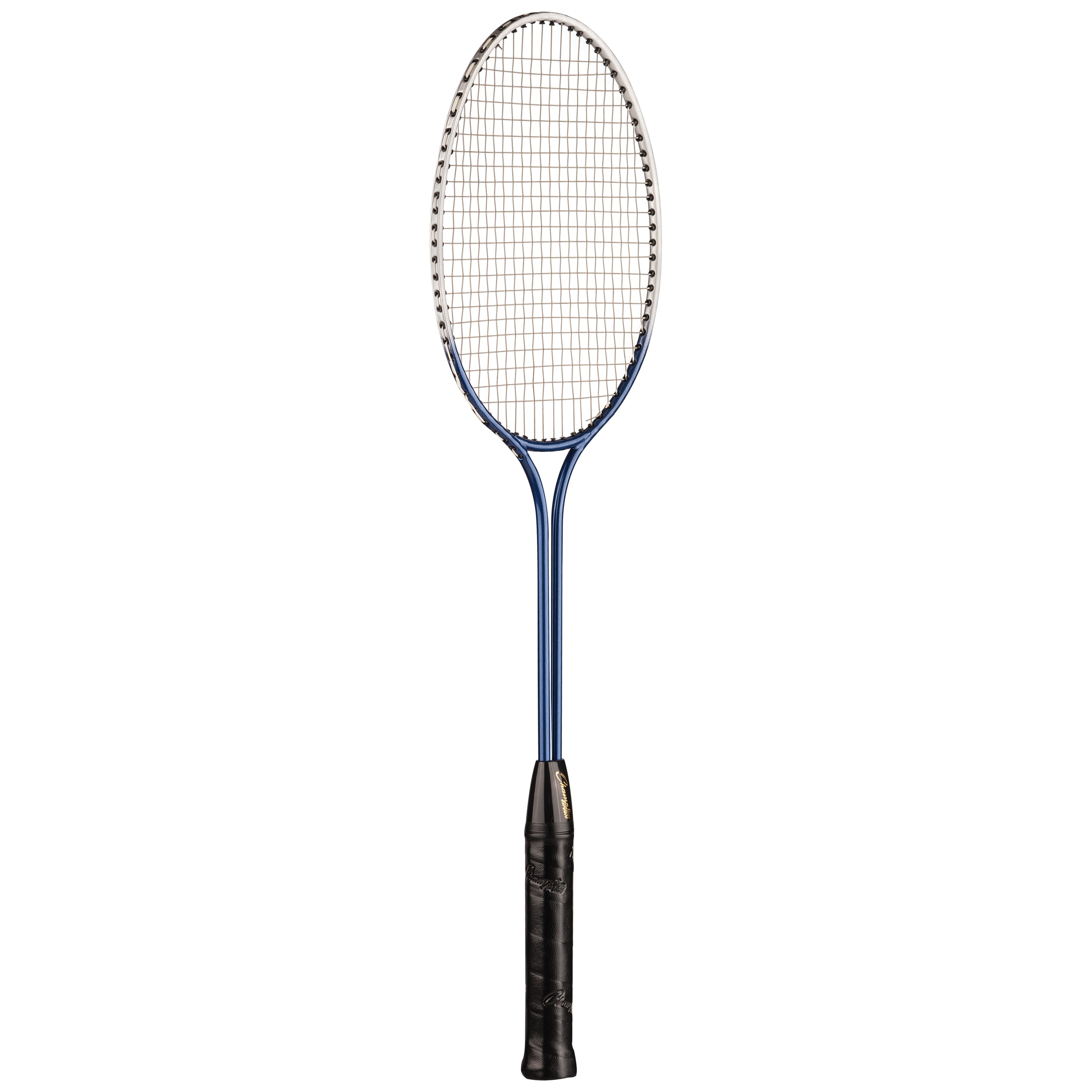 Champion Sports Beginner Tempered Steel Twin Shaft Badminton Racket with Steel Strings