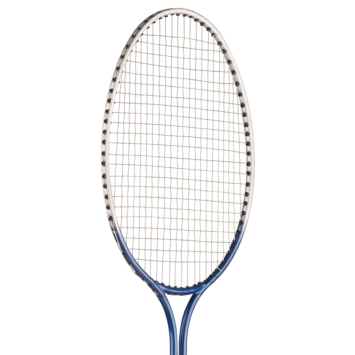Champion Sports Beginner Tempered Steel Twin Shaft Badminton Racket with Nylon Strings