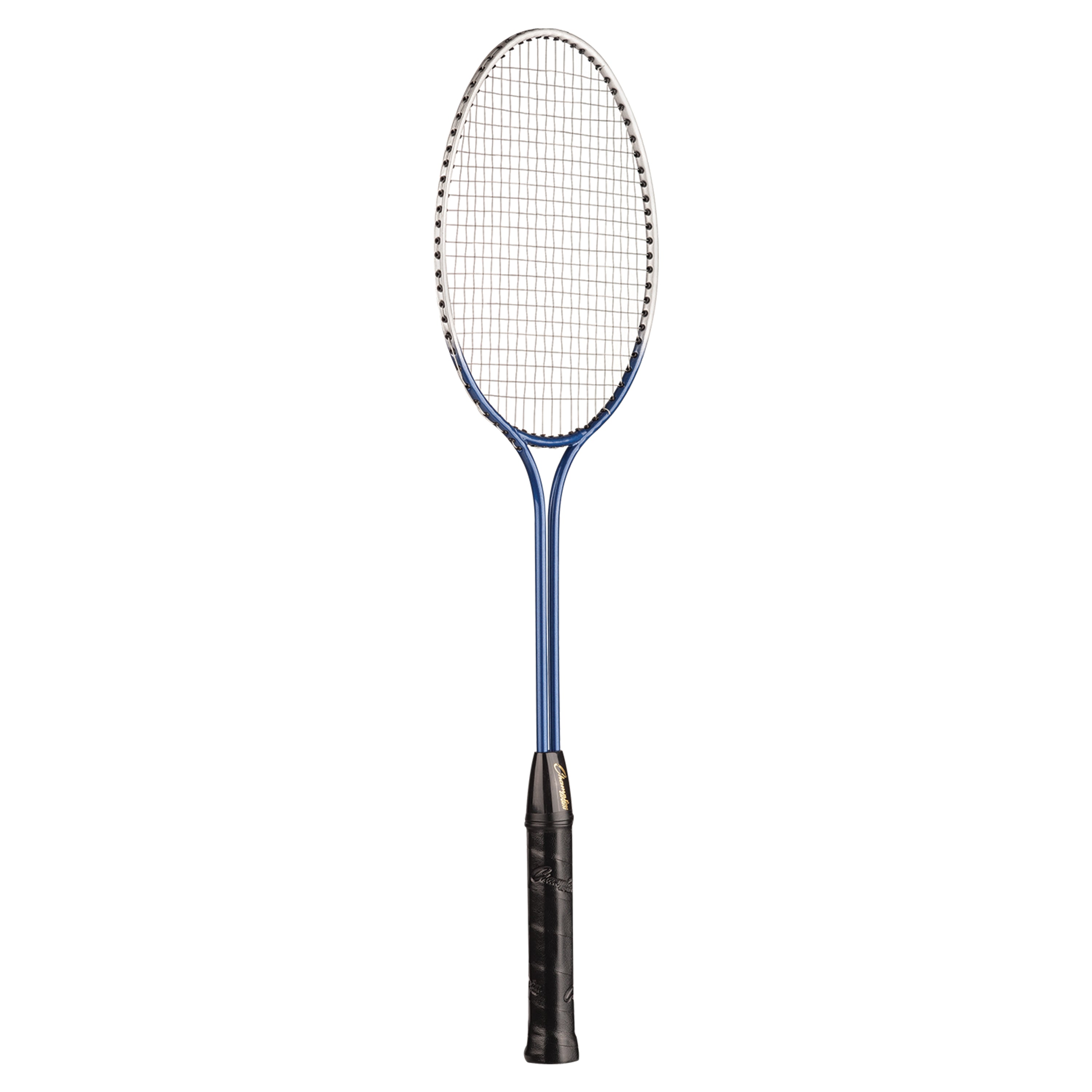 Champion Sports Beginner Tempered Steel Twin Shaft Badminton Racket with Nylon Strings